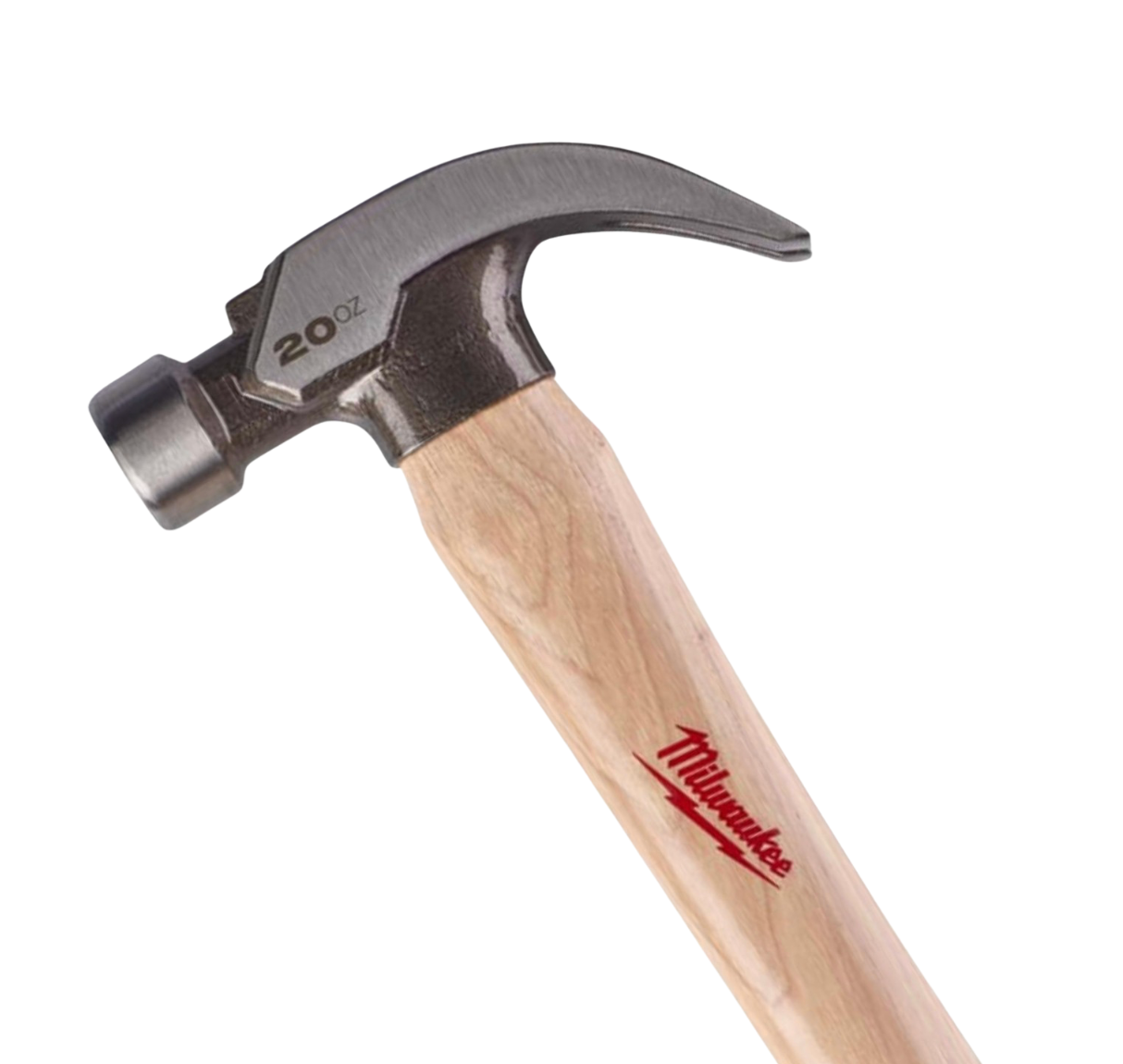 Milwaukee Hickory Curved Claw Hammer 20oz/570g