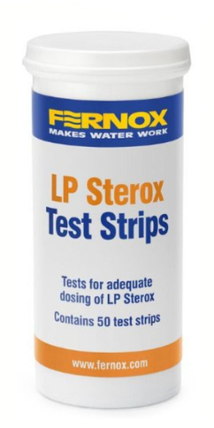 Fernox LP Sterox Twin Pack - 1 Litre Total Disinfectant & Tub Of 50 Test Strips
