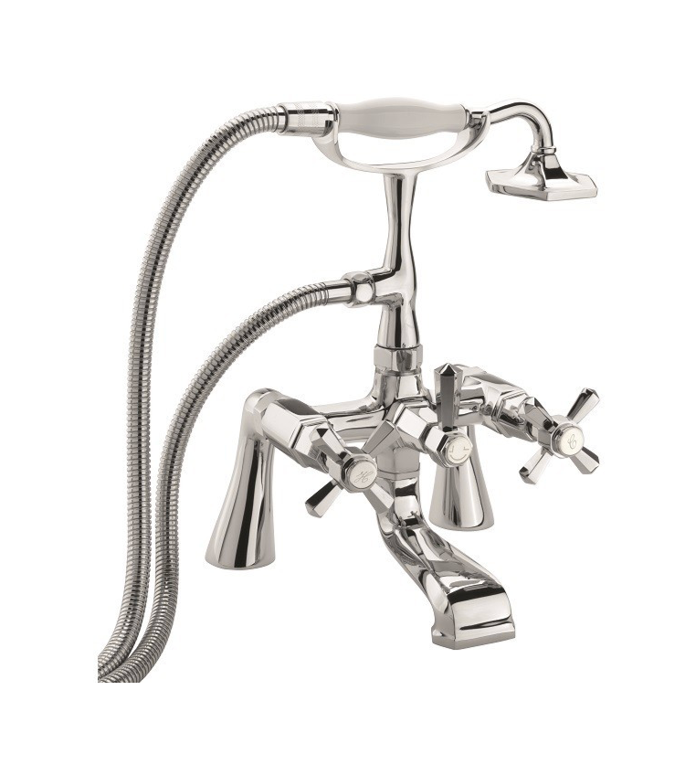 Sagittarius Fitzgerald Bath Shower Mixer Tap With Shower Head & Hose