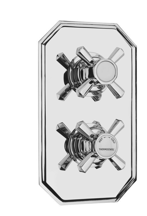 Sagittarius Fitzgerald Thermostatic Twin Concealed Shower Valve
