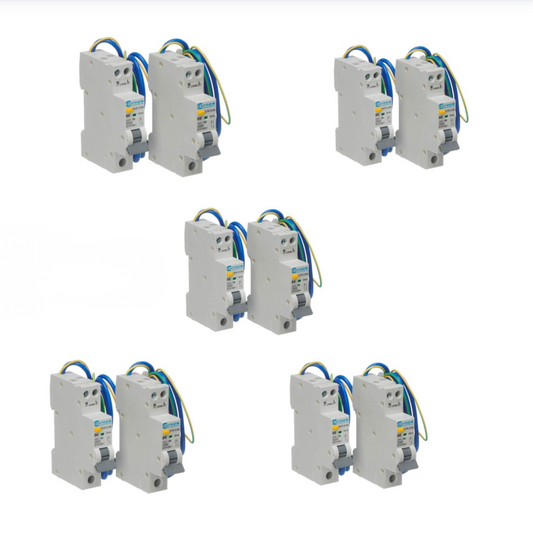 Europa 10 Way Metal Clad Type 2 SPD Consumer Unit Fuse Board + 10 Type 'A' RCBO