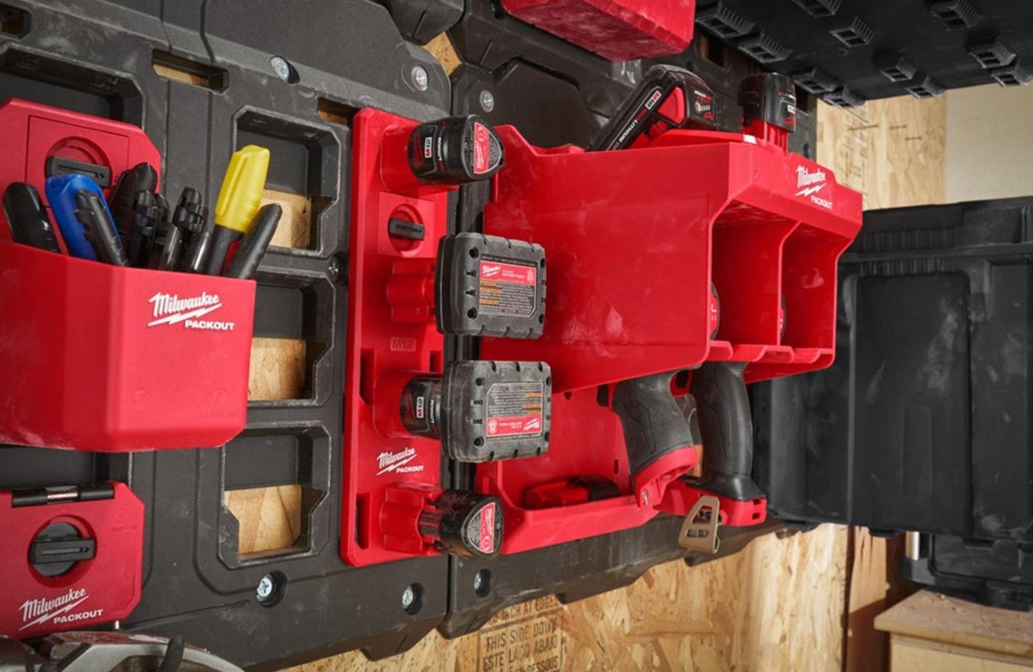 Milwaukee PACKOUT M12 4 Battery Holder Part Of The Pack Out Storage Range