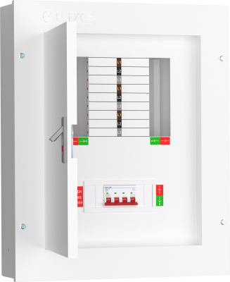 Live Electrical - TPN06-125 6 Way Three Phase Board c/w 125A Main Switch