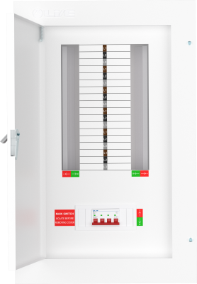 Live Electrical - TPN12-125 12 Way Three Phase Board c/w 125A Main Switch