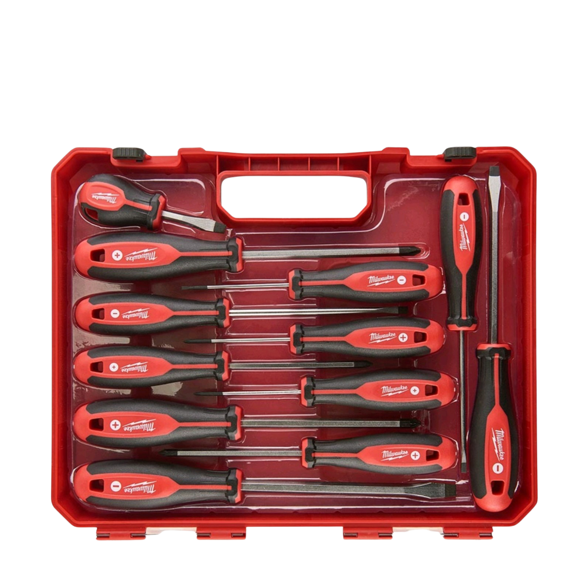 Milwaukee Tri-Lobe 12 Pieces Set Screwdriver  4932472003 In Tough Case