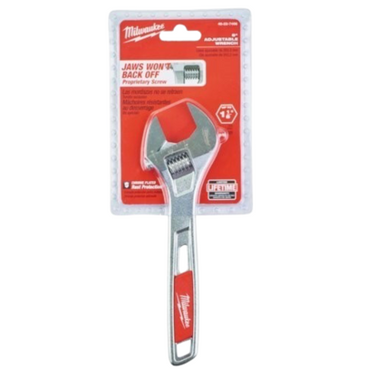 Milwaukee Wide Jaw Adjustable Wrench 200mm Adjustable Spanner