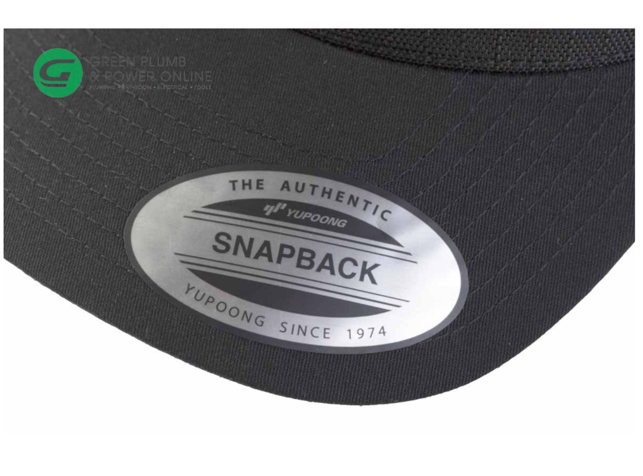 Milwaukee Snapback Trucker Cap Baseball Cap Grid Iron Black