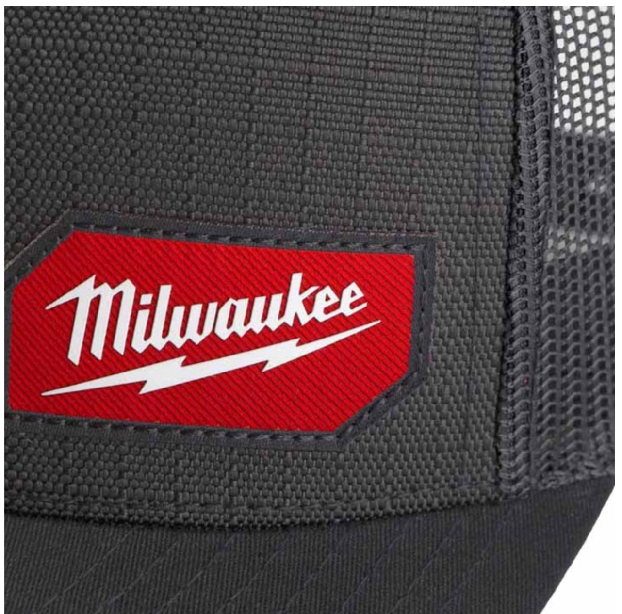 Milwaukee Snapback Trucker Cap Baseball Cap Grid Iron Black