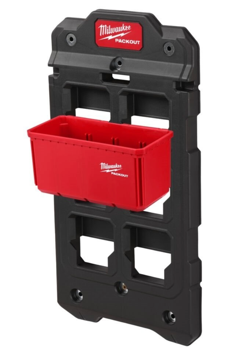 Milwaukee PACKOUT 2 Piece Nest Bin 10cm x 20cm Twin Set Of Boxes