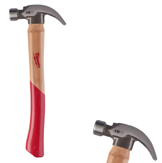 Milwaukee Hickory Curved Claw Hammer 16oz/450g