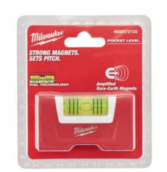 Milwaukee Magnetic Level Torpedo Compact Spirit Level 3" Mini 1 Vial