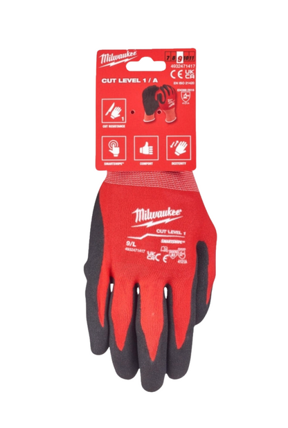Milwaukee PPE Kit Hi-Viz Vest - Safety Glasses - Ear Defenders - Cut A Gloves