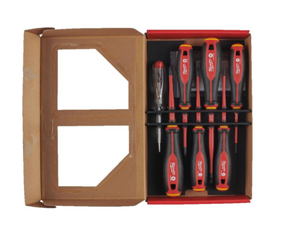 Milwaukee 4932478739 Tri-Lobe VDE Slim 7 Piece Screwdriver PH Set