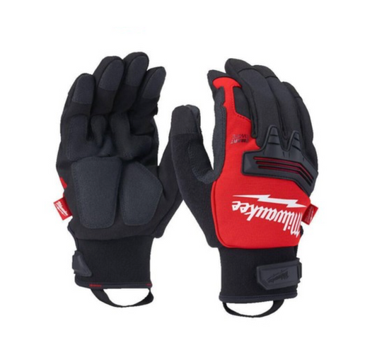 Milwaukee Winter Demolition Work Gloves Padded Insulated M L XL XXL