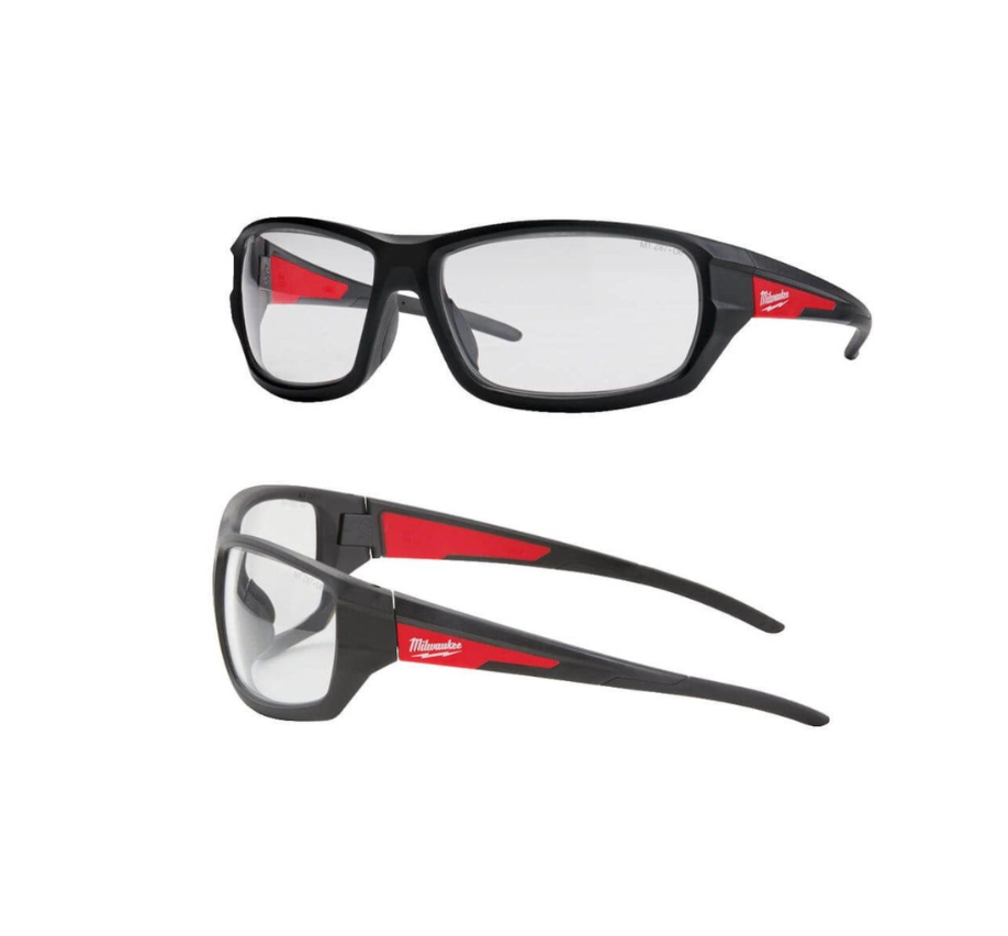 Milwaukee Clear Performance Safety Glasses Eye Protection PPE Glasses