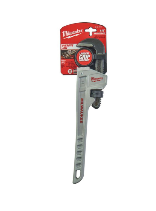 Milwaukee Aluminium Pipe Wrench 300mm 12in" Stilson Style