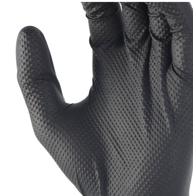 Milwaukee Heavy Duty Nitrile Grip Gloves Diamond Texture Grip For Extra Comfort
