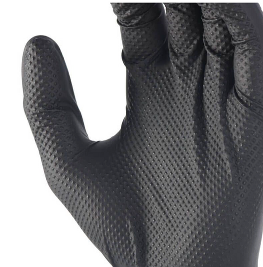 Milwaukee Heavy Duty Nitrile Grip Gloves Diamond Texture Grip For Extra Comfort