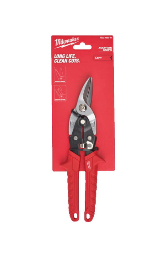 Milwaukee  Left Cut Aviation Tin Snips New 2025 Version
