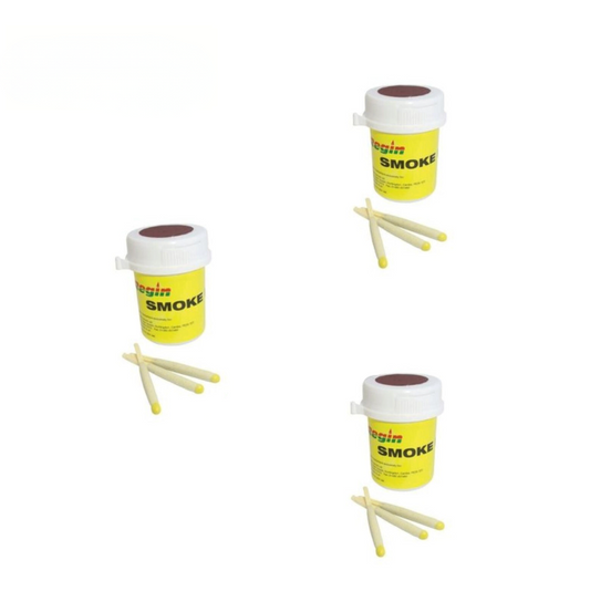 Regin Smoke Matches  3 x Tubs Of 25 Smoke Matches 75 Matches In Total