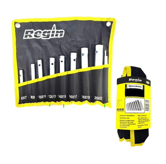 Regin Monobloc Back Nut Tap Spanner Set In 8/9 10/11 12/13 14/15 16/17 18/19mm