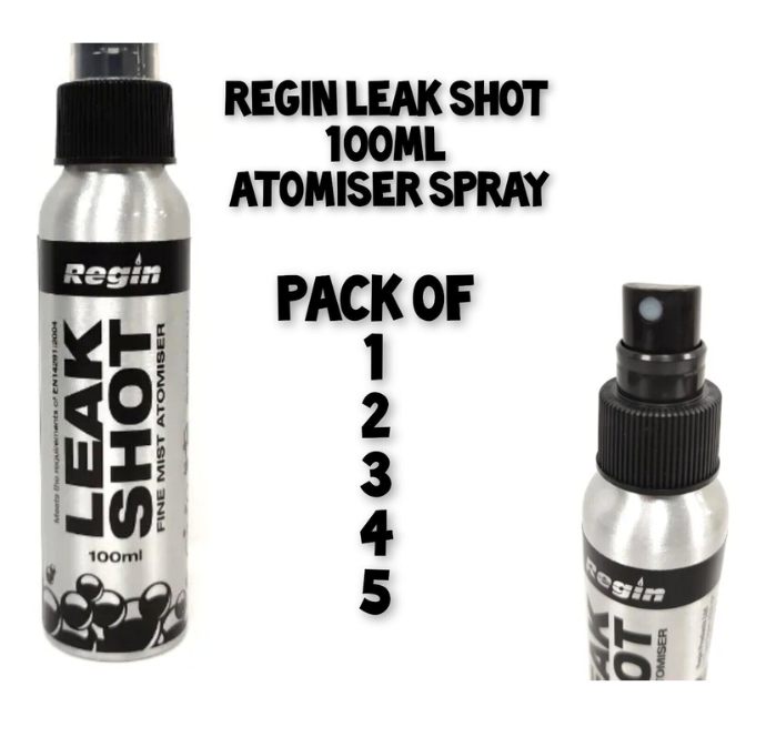 Regin REGL15 Gas leak Shot Atomiser Spray 100ml Pack's Of  1 - 2 - 3 - 4 - 5