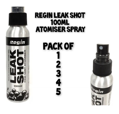 Regin REGL15 Gas leak Shot Atomiser Spray 100ml Pack's Of  1 - 2 - 3 - 4 - 5