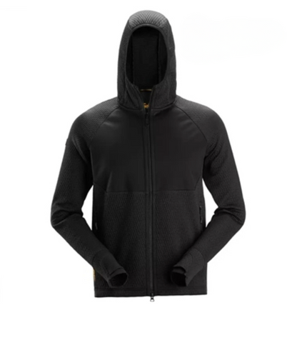 Snickers 8405 Flexiwork Full-Zip Mid layer Hoodie Jacket Thermal - Black XXL