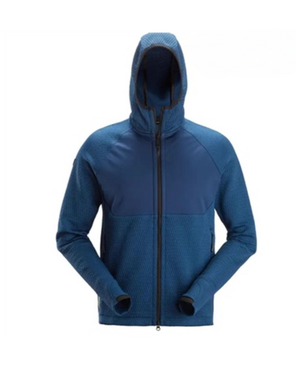 Snickers 8405 Flexiwork Full-Zip Midlayer Hoodie Jacket Thermal - Blue  XXL