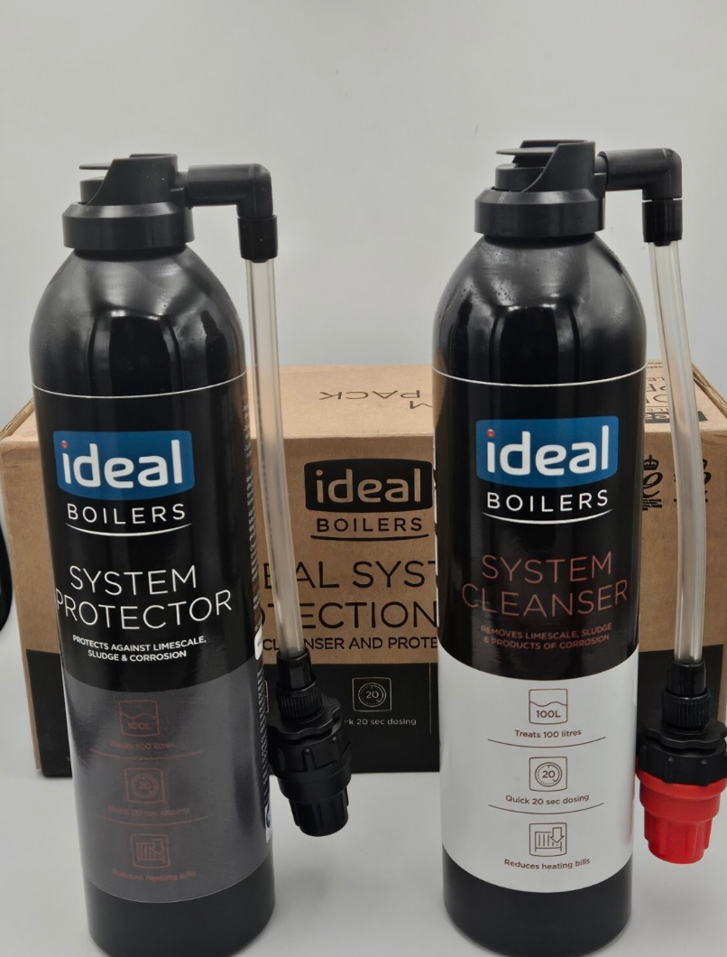 Ideal Boilers System Protection Pack - Cleaner and Protector -Logic Max FERNOX