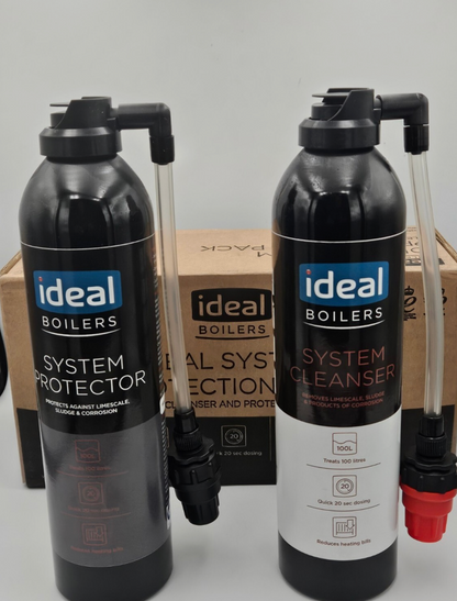 Ideal Boilers System Protection Pack - Cleaner and Protector -Logic Max FERNOX