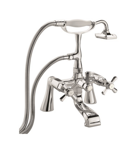 Sagittarius Fitzgerald Bath Shower Mixer Tap With Shower Head & Hose