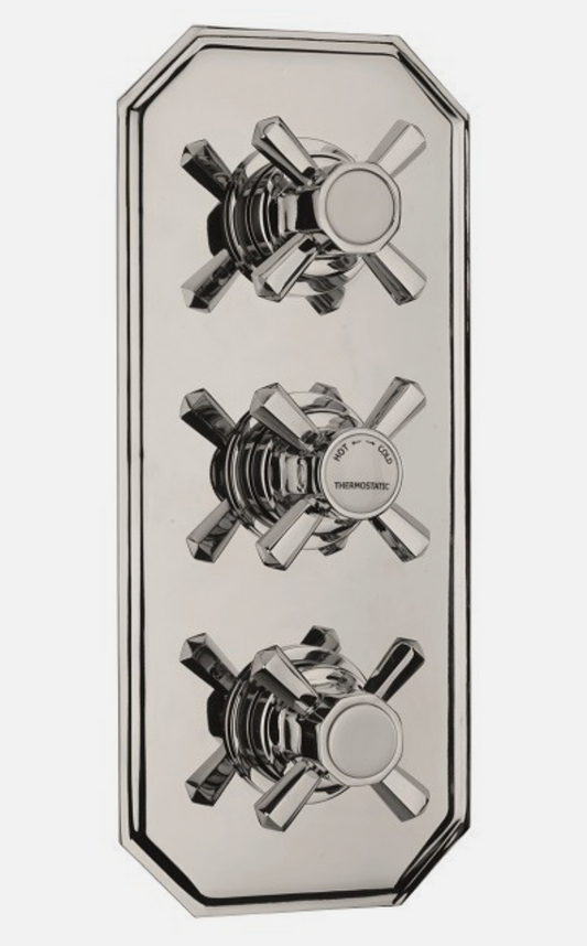 Sagittarius Fitzgerald Thermostatic Triple Concealed Shower Valve With Diverter