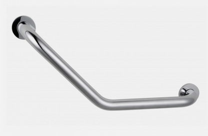 Velato 410mm Angled Grab Rail Chrome Concealed Fixing