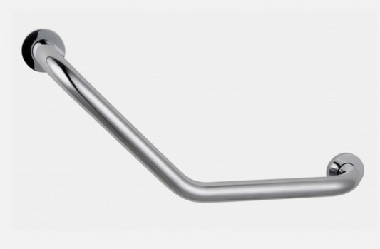 Velato 410mm Angled Grab Rail Chrome Concealed Fixing