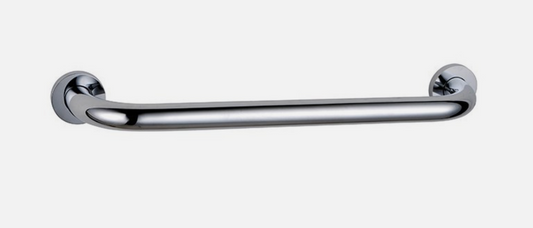 Velato 400mm Grab Rail Chrome Concealed Fixing Chrome On Brass
