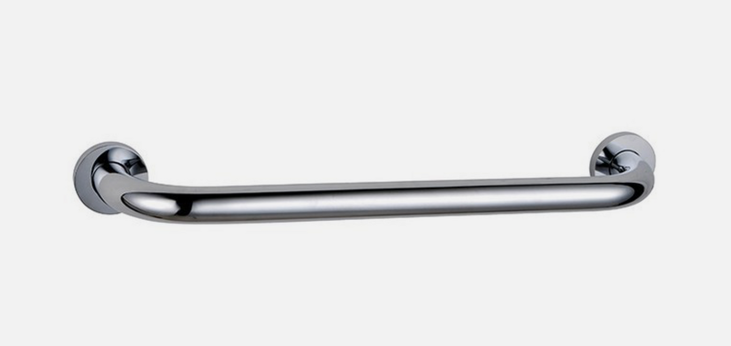 Velato 300mm Grab Rail Chrome Concealed Fixing Chrome On Brass
