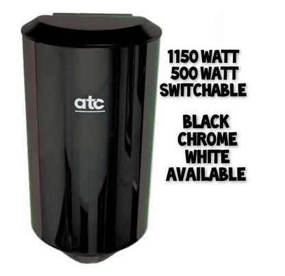 ATC Cub ATC Z-265 Black Stainless White Club High Speed Hand Dryer 500-1150W