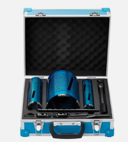 OX Spectrum Trade 3 Piece Diamond Core Drill Bit & Accessories Set XL3