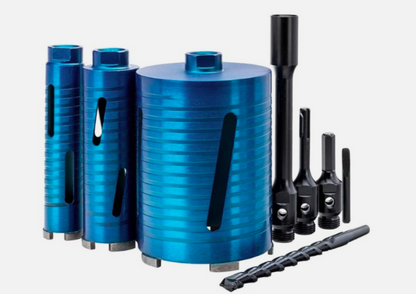 OX Spectrum Trade 3 Piece Diamond Core Drill Bit & Accessories Set XL3