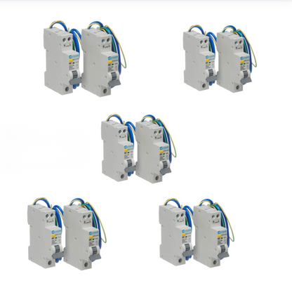 Europa 10 Way Metal Clad Type 2 SPD Consumer Unit Fuse Board + 10 Type 'A' RCBO