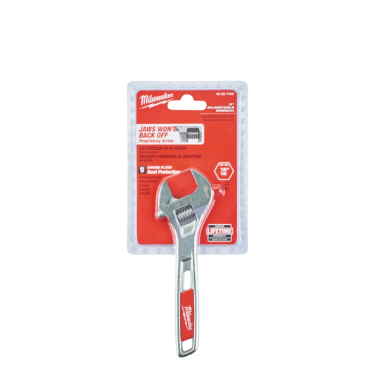 Milwaukee Adjustable Wrench 150mm 6" Adjustable Spanner 48227406