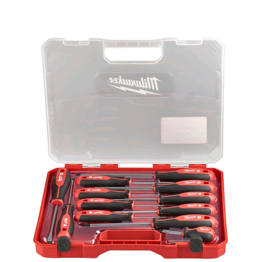 Milwaukee Tri-Lobe 12 Pieces Set Screwdriver  4932472003 In Tough Case