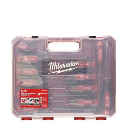 Milwaukee Tri-Lobe 12 Pieces Set Screwdriver  4932472003 In Tough Case