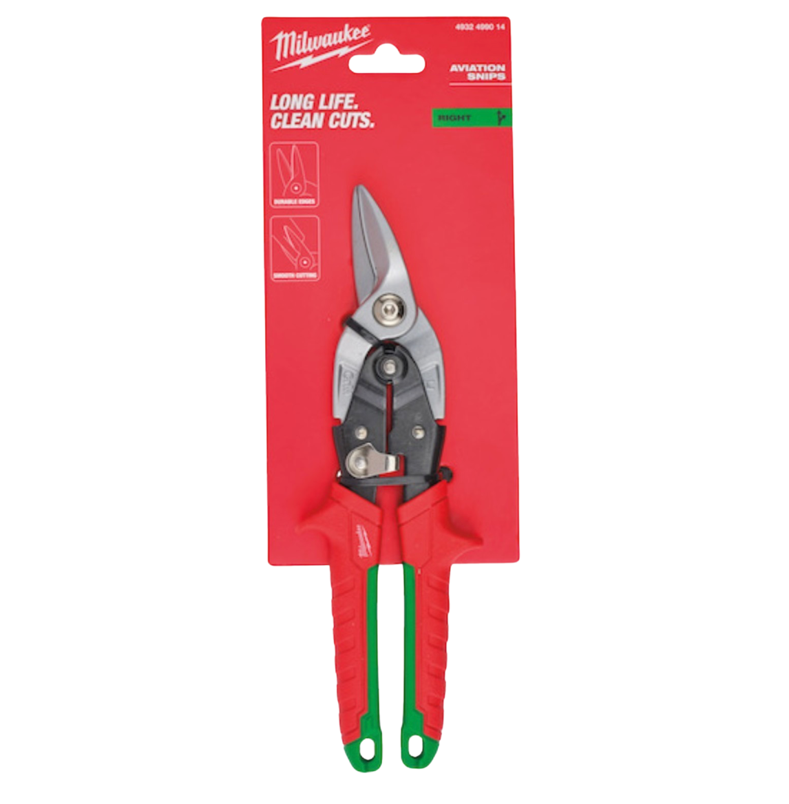 Milwaukee  Right Cut Aviation Tin Snips New 2025 Version