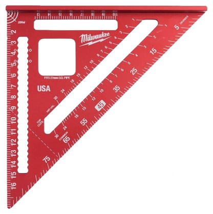 MILWAUKEE 180mm Metric Carpenters Framing Rafter  Square 4932472124