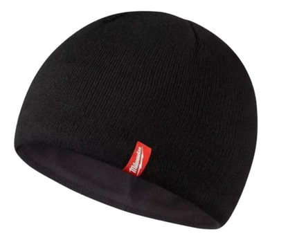 Milwaukee Black Insulated Beanie Hat Fleece Lined  Red Snood For Cold Enviroment