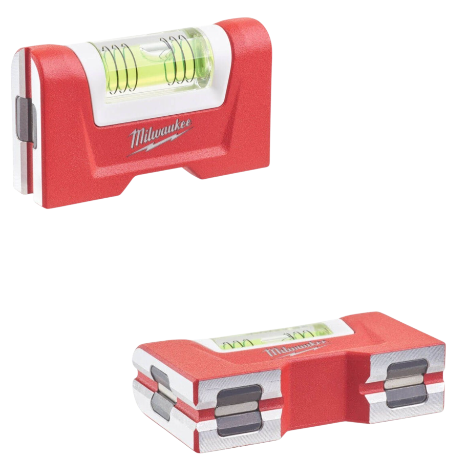 Milwaukee Magnetic Level Torpedo Compact Spirit Level 3" Mini 1 Vial