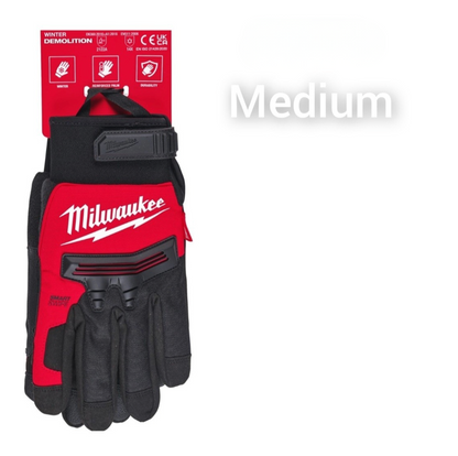 Milwaukee Winter Demolition Work Gloves Padded Insulated M L XL XXL
