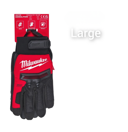Milwaukee Winter Demolition Work Gloves Padded Insulated M L XL XXL